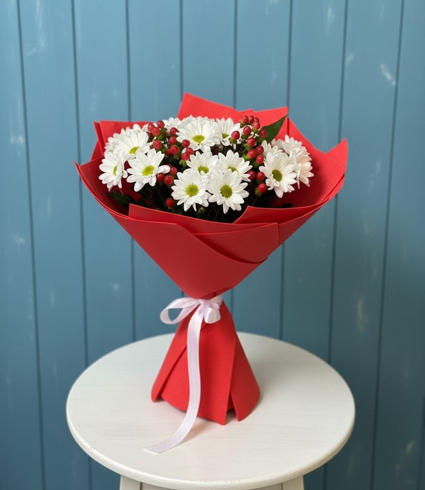 Букет цветов из: Хризантемы в Борзе