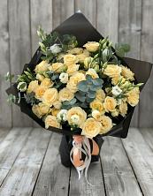 Букет цветов из:  Розы и Лизиантусы в Борзе