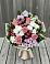 Букет цветов из: Альстромерии, Гвоздики, Розы и Хризантемы в Борзе