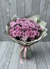 Букет цветов из:  Хризантемы #REPLACE_PRED# Борзе