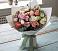 Букет цветов из: Розы, Лизиантусы и Гвоздики в Борзе