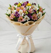 Букет цветов из:  Альстромерии #REPLACE_PRED# Борзе