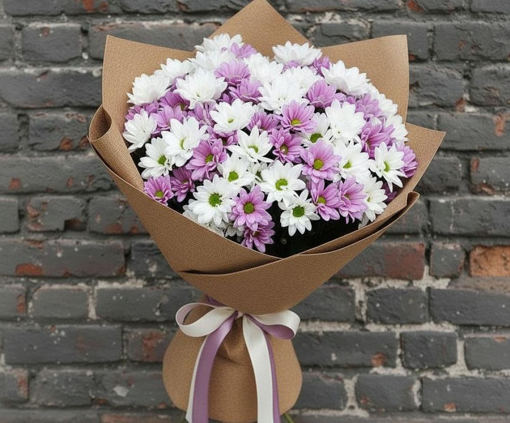 Букет цветов из: Хризантемы в Борзе