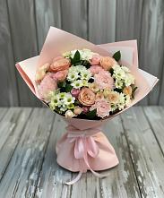 Букет цветов из:  Гвоздики, Розы и Хризантемы #REPLACE_PRED# Борзе