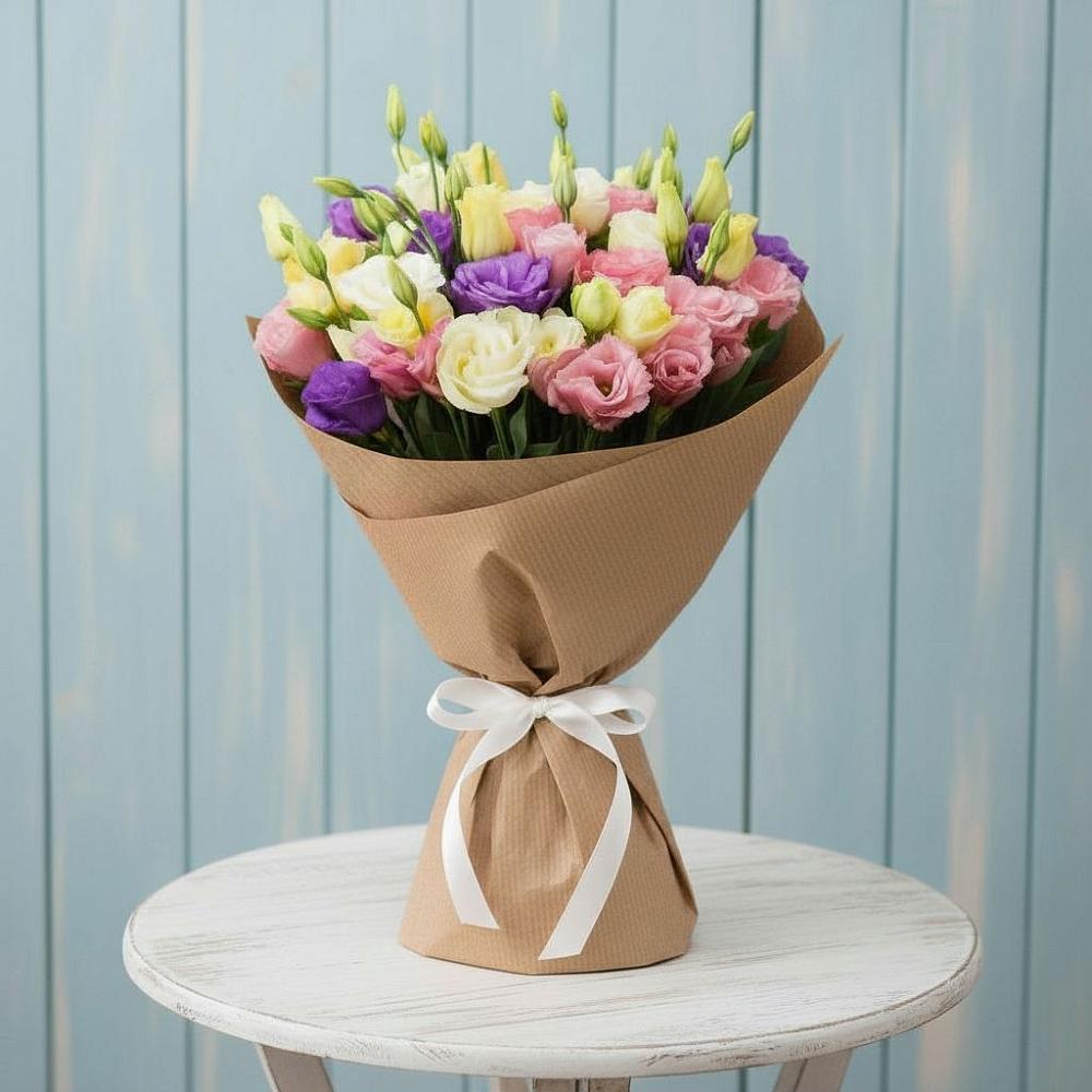 Букет цветов из: Лизиантусы в Борзе